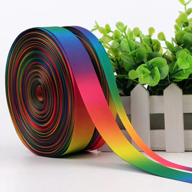 9 mm-75mm 7 Colors Gradient Double Face Grosgrain Satin Ribbon For Wedding Christmas Apparel Gift Wrapping Noble Fabric Ribbons
9 mm-75mm 7 Colors Gradient Double Face Grosgrain Satin Ribbon For Wedding Christmas Apparel Gift Wrapping Noble Fabric Ribbons