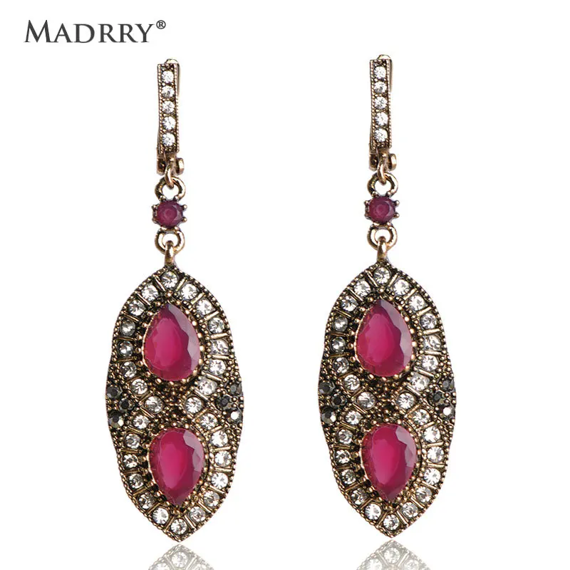 Madrry Vintage Turkish Oval Resin Drop Earrings For Women Wedding Party Crystal Earrings Pendants Retro Max Brinco Mujer Bijoux
Madrry Vintage Turkish Oval Resin Drop Earrings For Women Wedding Party Crystal Earrings Pendants Retro Max Brinco Mujer Bijoux