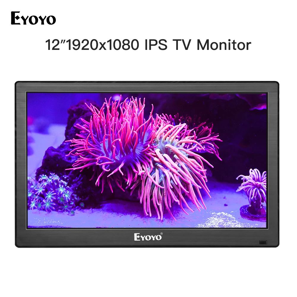 Eyoyo EM12T 12 &quot1920x1080 HDMI ТВ монитор портативный кухонный телевизор ips ЖК-экран дисплей