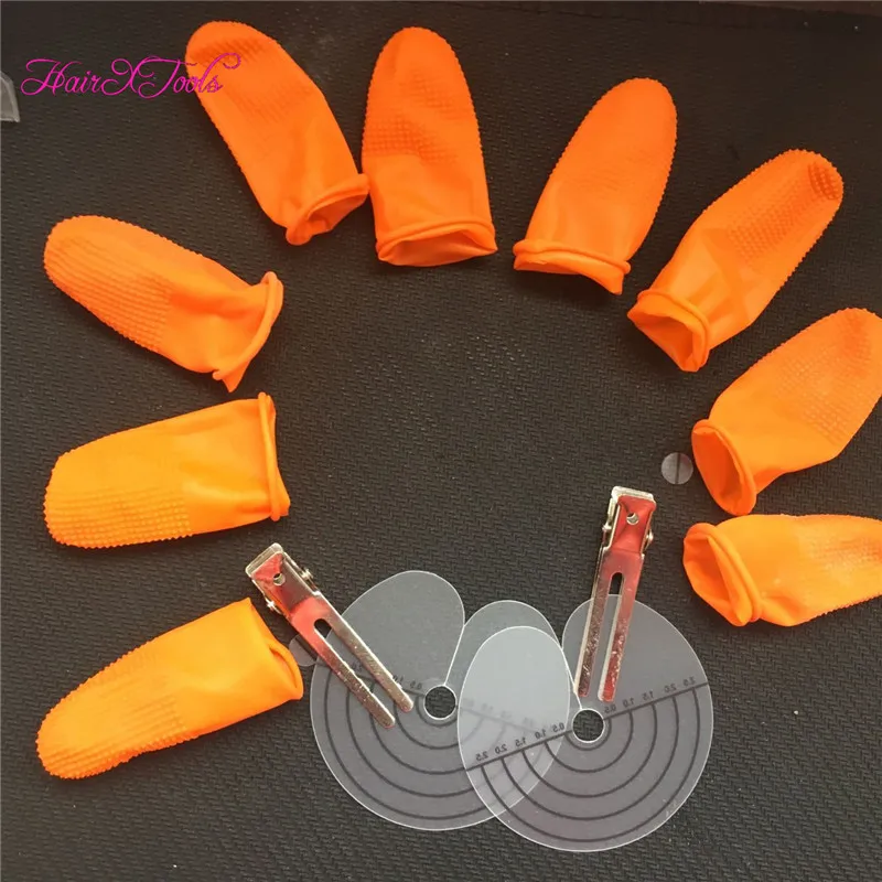 50Units Fusion Finger Protector With 10Units Round Template Hair Shield with free 2unit Sectional Hair clips
50Units Fusion Finger Protector With 10Units Round Template Hair Shield with free 2unit Sectional Hair clips