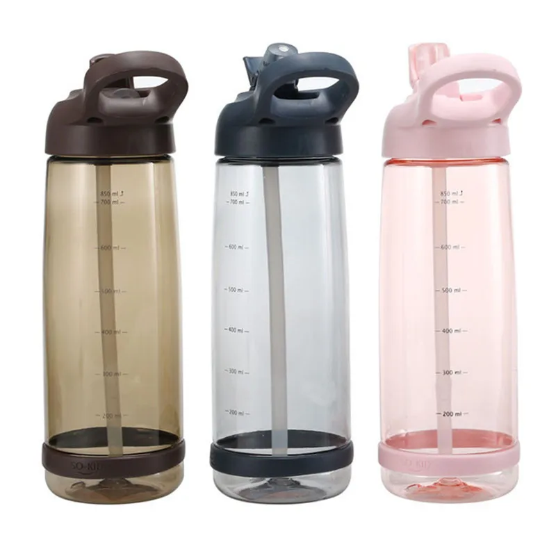 850ml Portable Sports Water Bottle BPA Free High Quality Tour Hiking Summer Water Bottle with Straw and Handle for Unique Gift
850ml Portable Sports Water Bottle BPA Free High Quality Tour Hiking Summer Water Bottle with Straw and Handle for Unique Gift