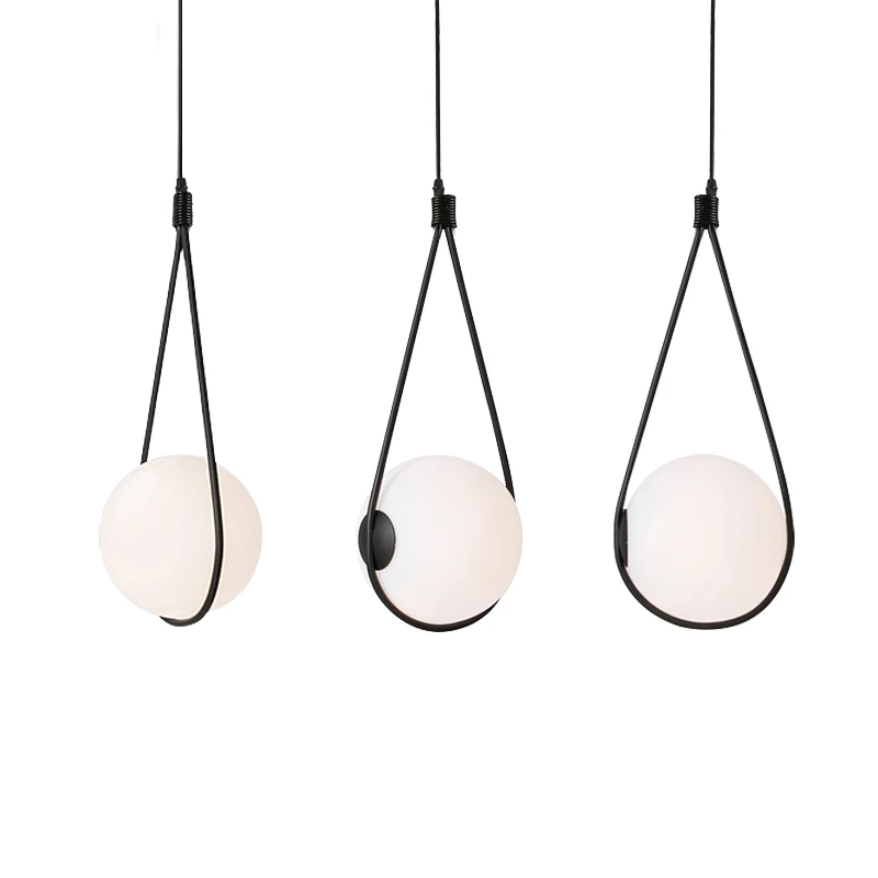 Nordic glass ball lampshade pendant light for bedside drop lamp dinning table hanglamp Italy designer light suspension luminaire
Nordic glass ball lampshade pendant light for bedside drop lamp dinning table hanglamp Italy designer light suspension luminaire