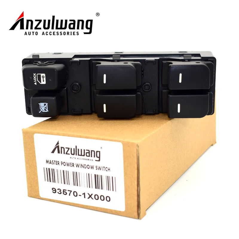 Электрический переключатель управления окном ANZULWANG для Hyundai KIA 935701X000 93570-1X000
Электрический переключатель управления окном ANZULWANG для Hyundai KIA 935701X000 93570-1X000