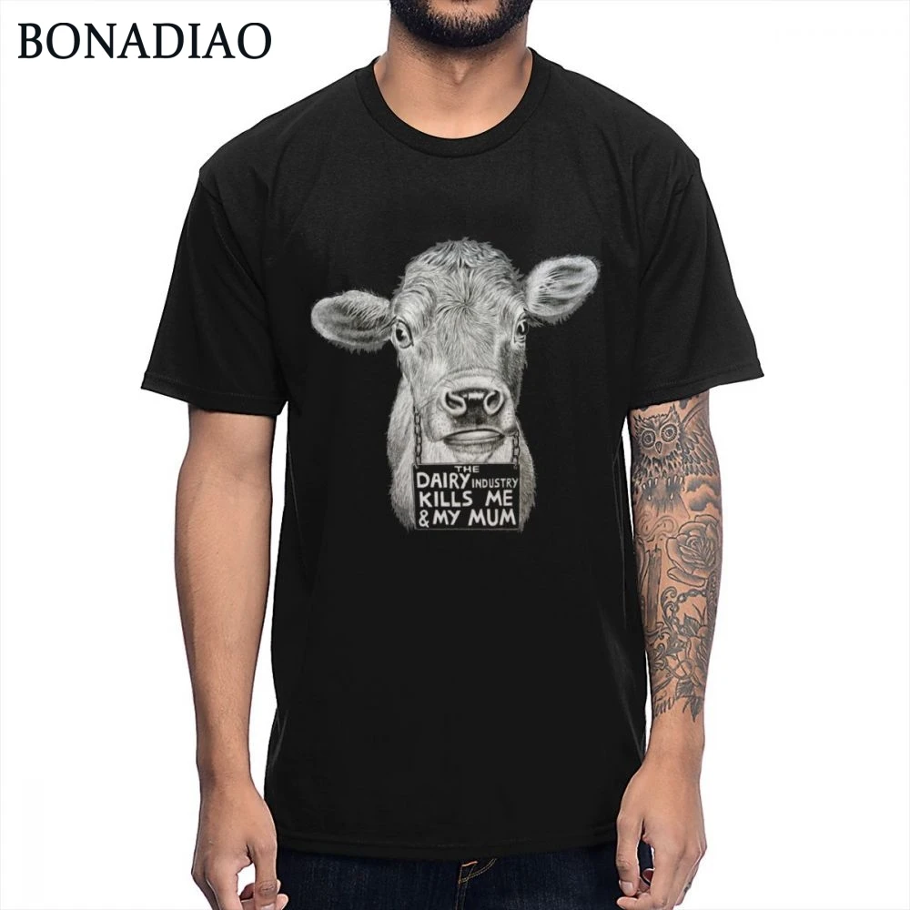 Vegan Design Stolen Cow Lives T shirt Casual Man's Summer Soft Cotton Homme Tee Shirt O-neck Big Size T-shirt
Vegan Design Stolen Cow Lives T shirt Casual Man's Summer Soft Cotton Homme Tee Shirt O-neck Big Size T-shirt