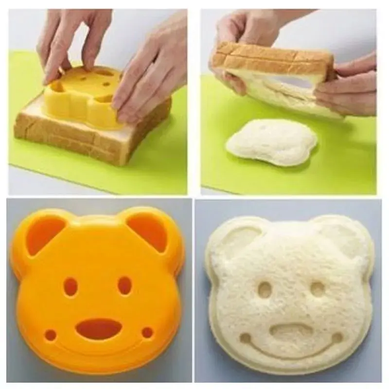 Cute Little Bear Shape Sandwich Bread Mold for Kids Breakfast Cake Mould Cutter DIY Decorating Tools Kitchen Accessories M14
Cute Little Bear Shape Sandwich Bread Mold for Kids Breakfast Cake Mould Cutter DIY Decorating Tools Kitchen Accessories M14