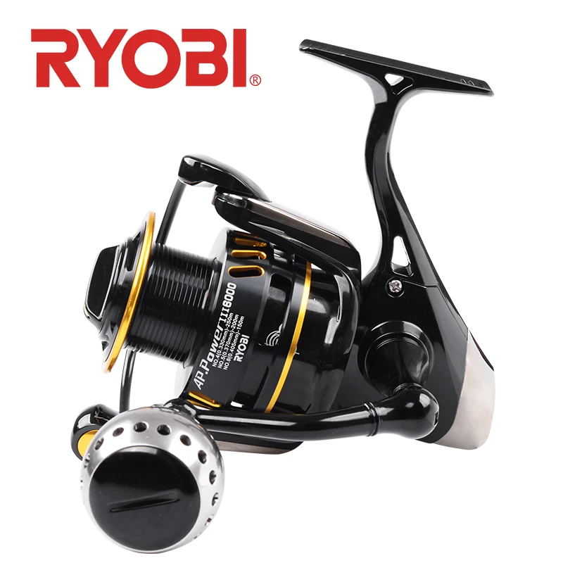 18 оригинальных Спиннинговых Рыболовных Катушек RYOBI AP POWER III 6000 8000 10000 ПЕРЕДАТОЧНОЕ