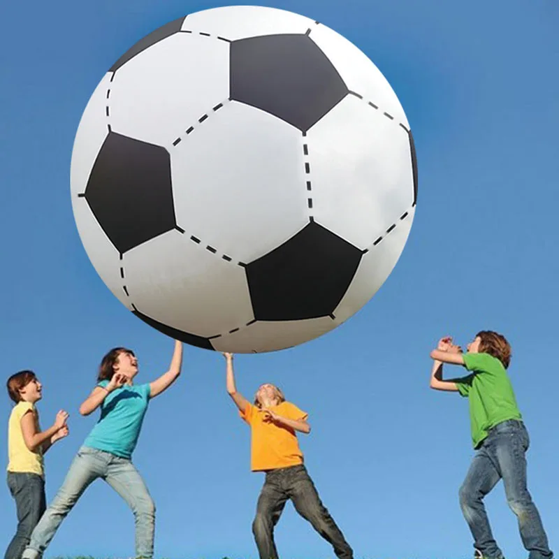 Гигантские Надувные Футбольные Toys Ball 130 см Надутый Мяч На Пляже Outbdoor Fun Sport Дети