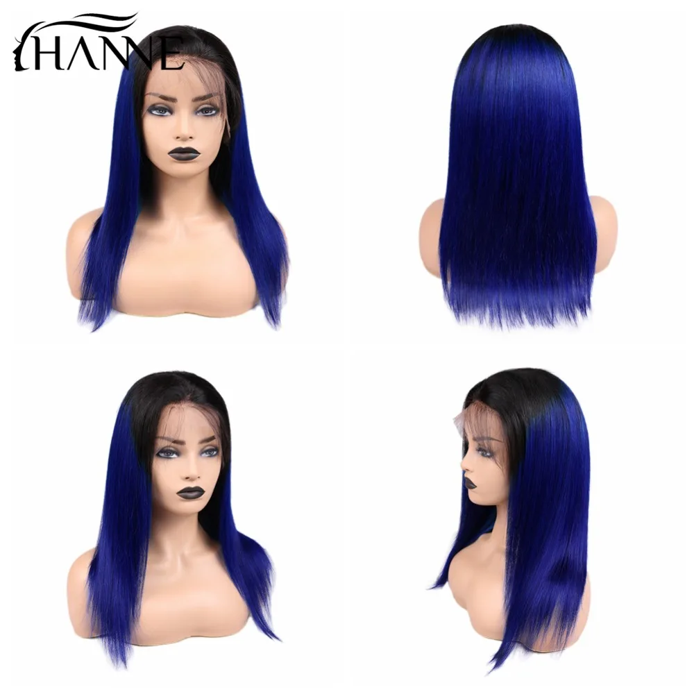 Ханне 13x4 спереди. человеческих волос парики с ребенком волосы прямые бразильские