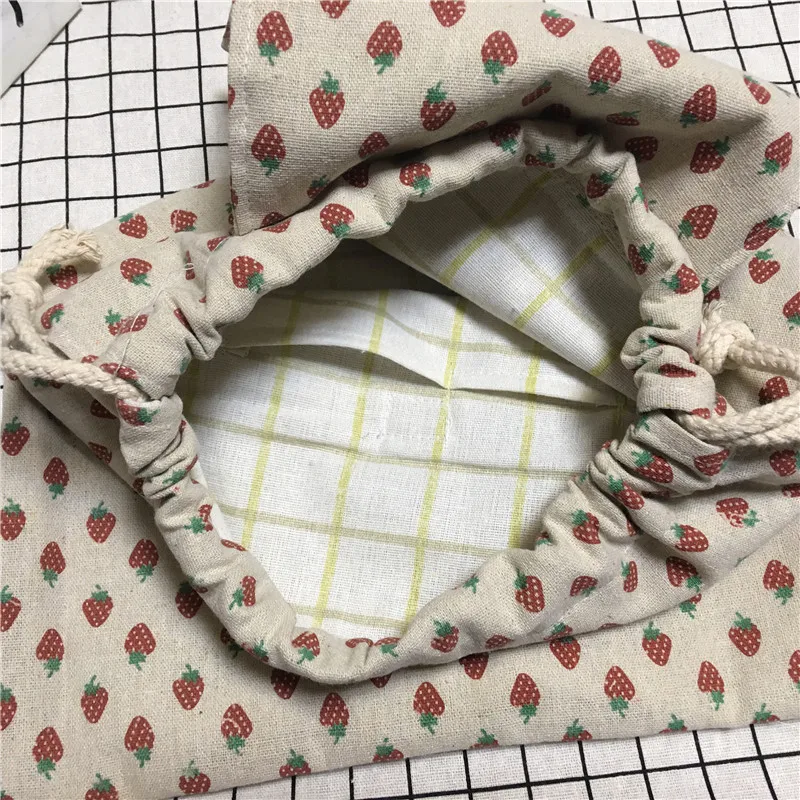 YILE Handmade Cotton Linen Drawstring Travel Backpack Student Book Bag Print Red Strawberry WF07
YILE Handmade Cotton Linen Drawstring Travel Backpack Student Book Bag Print Red Strawberry WF07