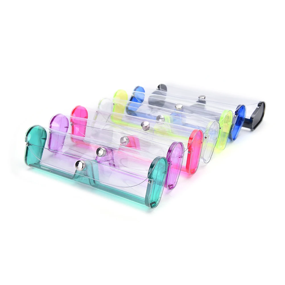 6 Colors PVC Portable Transparent Button Glasses Cases Durable Eyeglasses Myopic Glasses&Reading Glasses&Sunglasses Box
6 Colors PVC Portable Transparent Button Glasses Cases Durable Eyeglasses Myopic Glasses&Reading Glasses&Sunglasses Box
