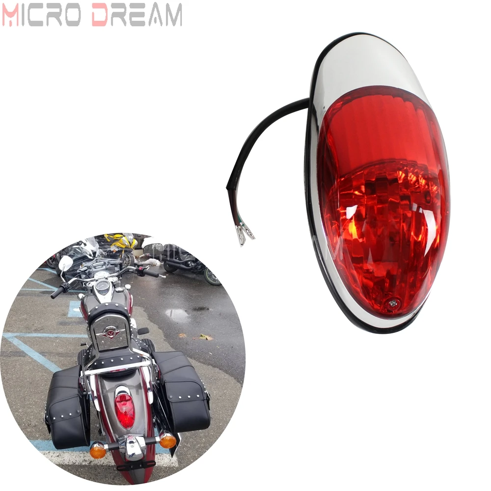 Универсальный задний стоп сигнал для мотоцикла 12 В Kawasaki Suzuki M109R M90 M50 Yamaha Honda VTX 1300