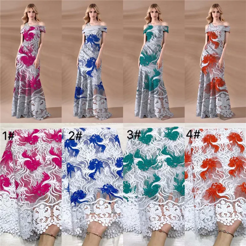African lace fabric,100%Polyester embroidery flower net lace,high quality Nigerian lace fabric with rhinestone for wedding dress
African lace fabric,100%Polyester embroidery flower net lace,high quality Nigerian lace fabric with rhinestone for wedding dress