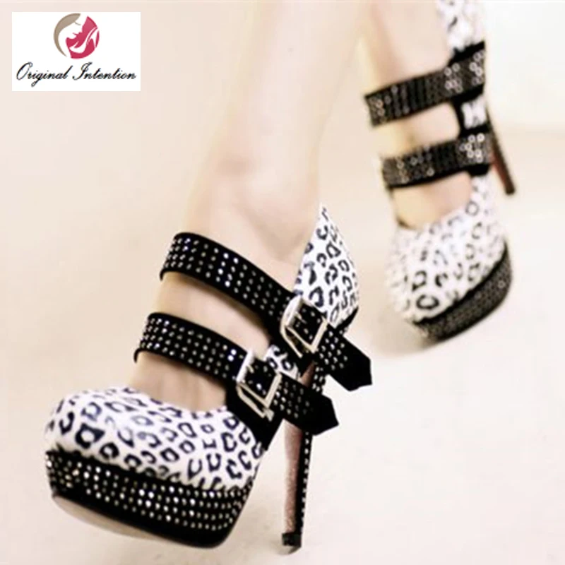 Original Intention SEXY Pumps Women Shoes Elegant High Heels Platform Sapato Feminino Leopard Party Ladies Shoes Woman Big Size
Original Intention SEXY Pumps Women Shoes Elegant High Heels Platform Sapato Feminino Leopard Party Ladies Shoes Woman Big Size