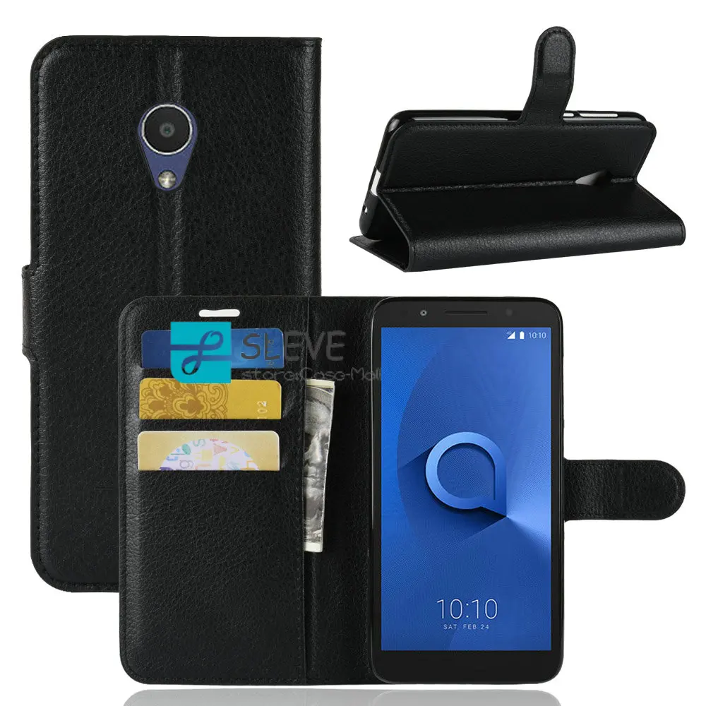 Alcatel 1X чехол Флип Роскошный кошелек для телефона из искусственной кожи 5059D 5059 5059A 1