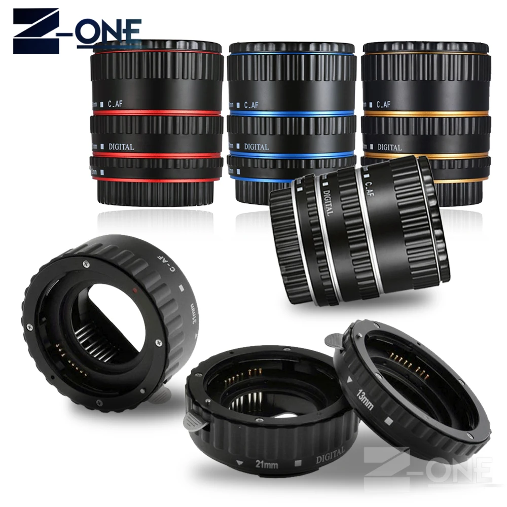 Sonovel Colorful Metal TTL Auto Focus AF Macro Extension Tube Ring for Canon EOS EF EF-S 60D 7D 5D II 550D Red Blue Gold Silver
Sonovel Colorful Metal TTL Auto Focus AF Macro Extension Tube Ring for Canon EOS EF EF-S 60D 7D 5D II 550D Red Blue Gold Silver