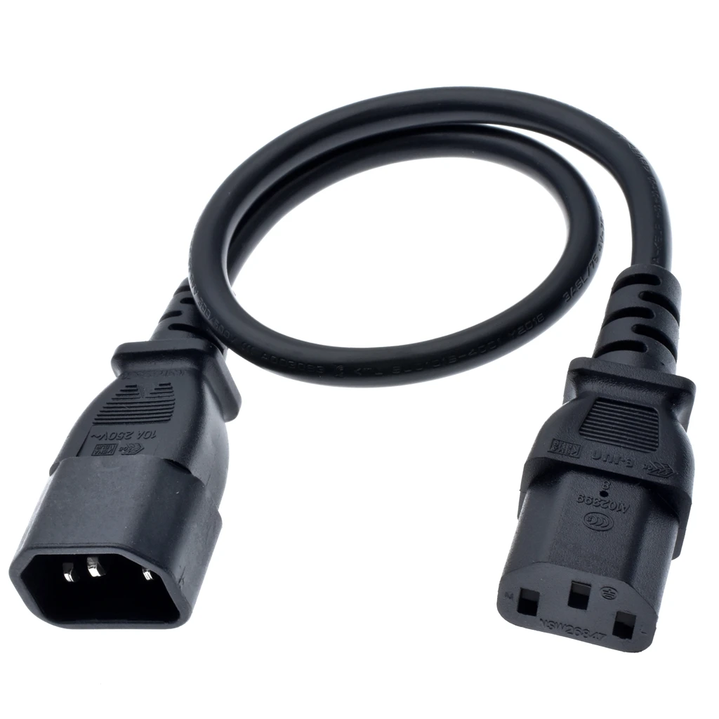0 3 м 0.9FT 30 см C13 к C14 CPU PDUNEW Power1pcs сетевой кабель-удлинитель для компьютера |