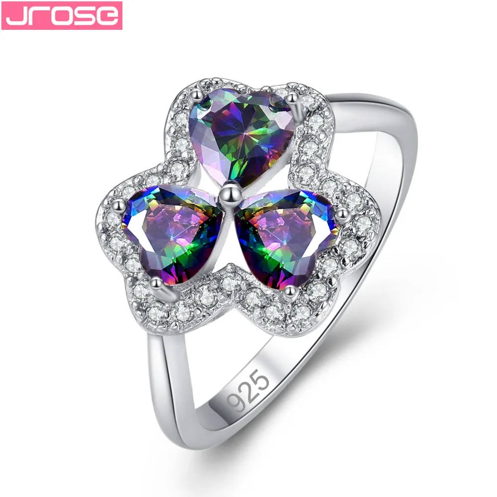JROSE Wholesale Exquisite Heart Cut Love Blue & Rainbow & White Cubic Zircon Silver Ring Size 6 7 8 9 Fashion Jewelry Gifts
JROSE Wholesale Exquisite Heart Cut Love Blue & Rainbow & White Cubic Zircon Silver Ring Size 6 7 8 9 Fashion Jewelry Gifts