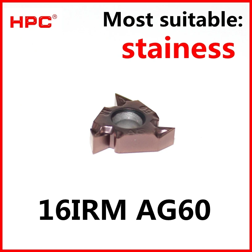 10 pcs of 16 IRM AG60 ZT306M CNC most suitable for stainess cutting tools tungsten carbide thread inserts lathe ,CNC machine
10 pcs of 16 IRM AG60 ZT306M CNC most suitable for stainess cutting tools tungsten carbide thread inserts lathe ,CNC machine