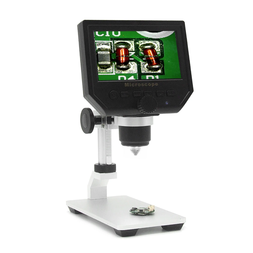 Digital Video Microscope 600X 4.3" 3.6MP LED Magnifier microscopio for Mobile Phone Maintenance QC/Industrial Inspection +Stand
Digital Video Microscope 600X 4.3" 3.6MP LED Magnifier microscopio for Mobile Phone Maintenance QC/Industrial Inspection +Stand