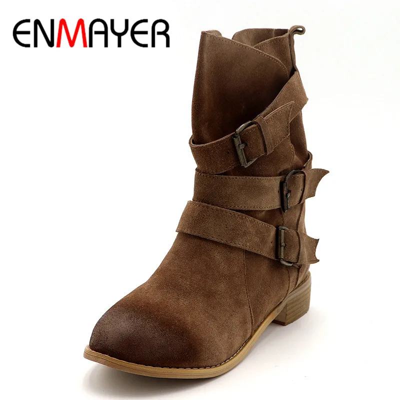 ENMAYER Shoes Woman Winter Boots Cowboy Western Boots Plus Size 33-43 Mid-calf Boots for Women Short Black Light tan Shoe
ENMAYER Shoes Woman Winter Boots Cowboy Western Boots Plus Size 33-43 Mid-calf Boots for Women Short Black Light tan Shoe