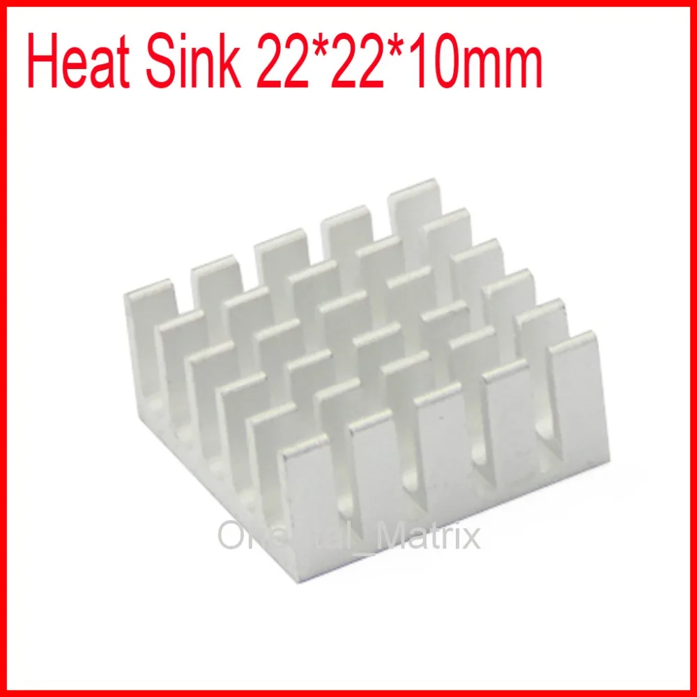 Free Shipping 20pcs HeatSink Heat Sink Radiator 22*22*10mm Small Radiator - Silver 
Free Shipping 20pcs HeatSink Heat Sink Radiator 22*22*10mm Small Radiator - Silver