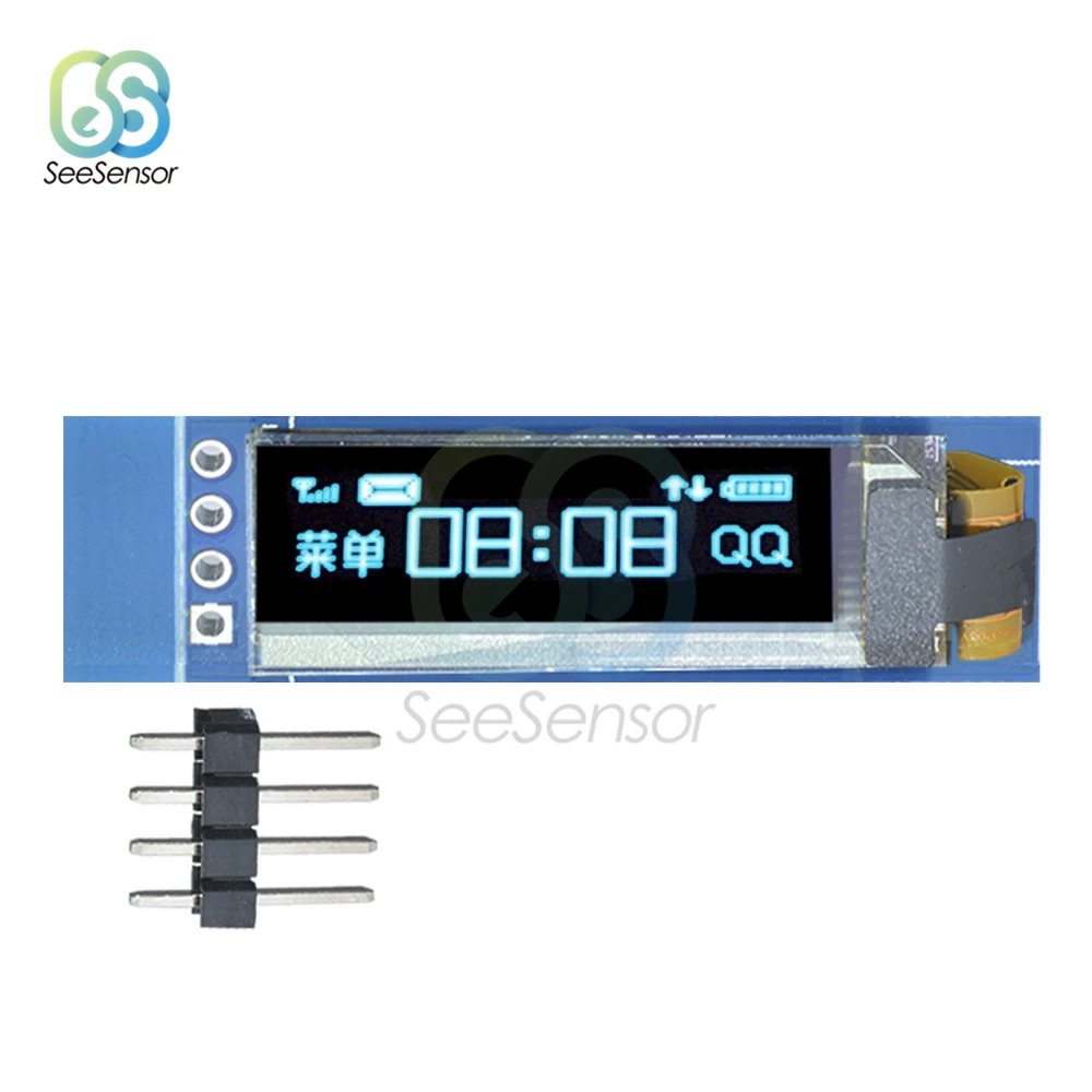 Модуль ЖК-дисплея 0,91 дюйма 128x32 IIC I2C синий/белый OLED SSD1306 Драйвер IC 0,91 дюйма IIC связь для ardunio
Модуль ЖК-дисплея 0,91 дюйма 128x32 IIC I2C синий/белый OLED SSD1306 Драйвер IC 0,91 дюйма IIC связь для ardunio