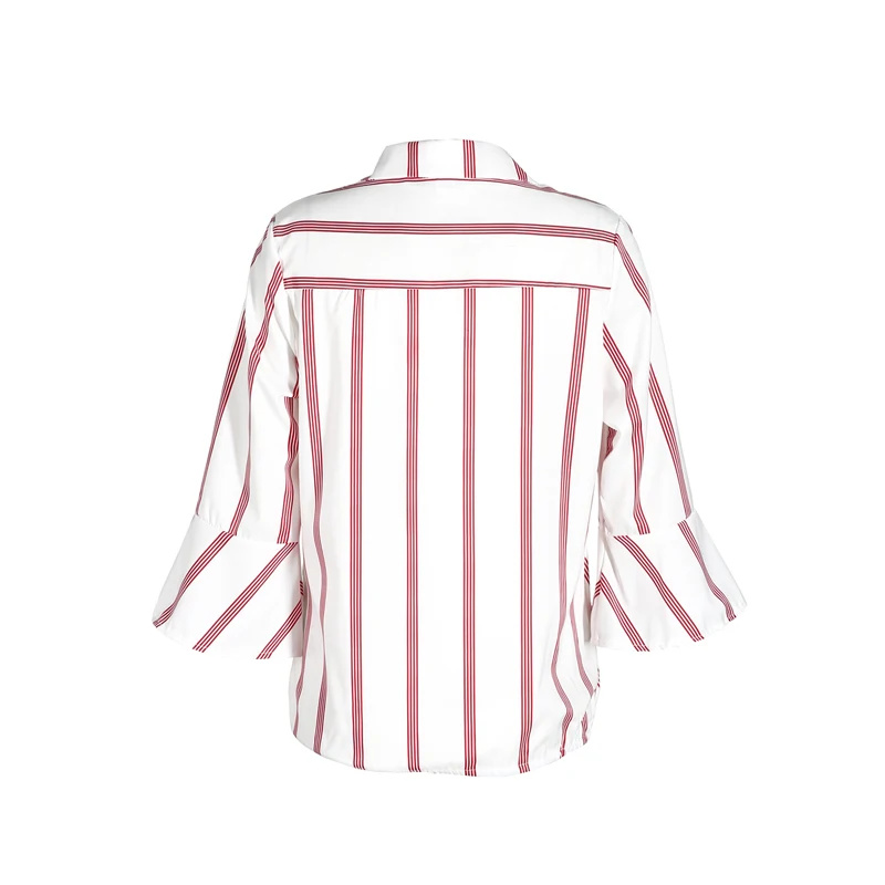 2018 Fashion Formal Casual Women Long Flare Sleeve Turn-Down Collar Button Striped Slim Shirts Outfit Everyday Size S/M/L/XL
2018 Fashion Formal Casual Women Long Flare Sleeve Turn-Down Collar Button Striped Slim Shirts Outfit Everyday Size S/M/L/XL