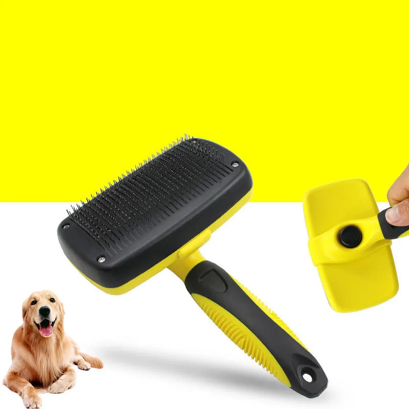 

Grooming Brush Pet Deshedding Tool For Dogs Pets Slicker Brush Cat Dog Comb Brush Glove for Removing Hair From Domestic Animals