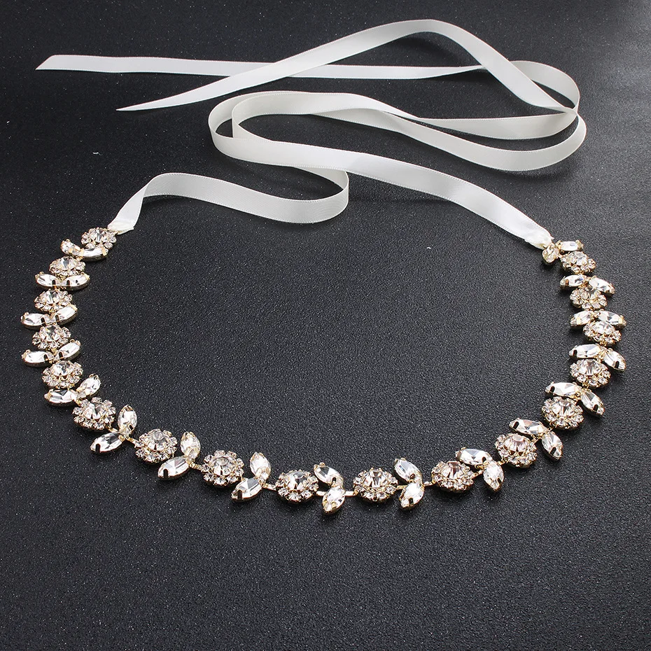 Jonnafe Fashion Crystal Rhinestone Bridal Wedding Dress Belt Gold Women Party Prom Waist Sash
Jonnafe Fashion Crystal Rhinestone Bridal Wedding Dress Belt Gold Women Party Prom Waist Sash