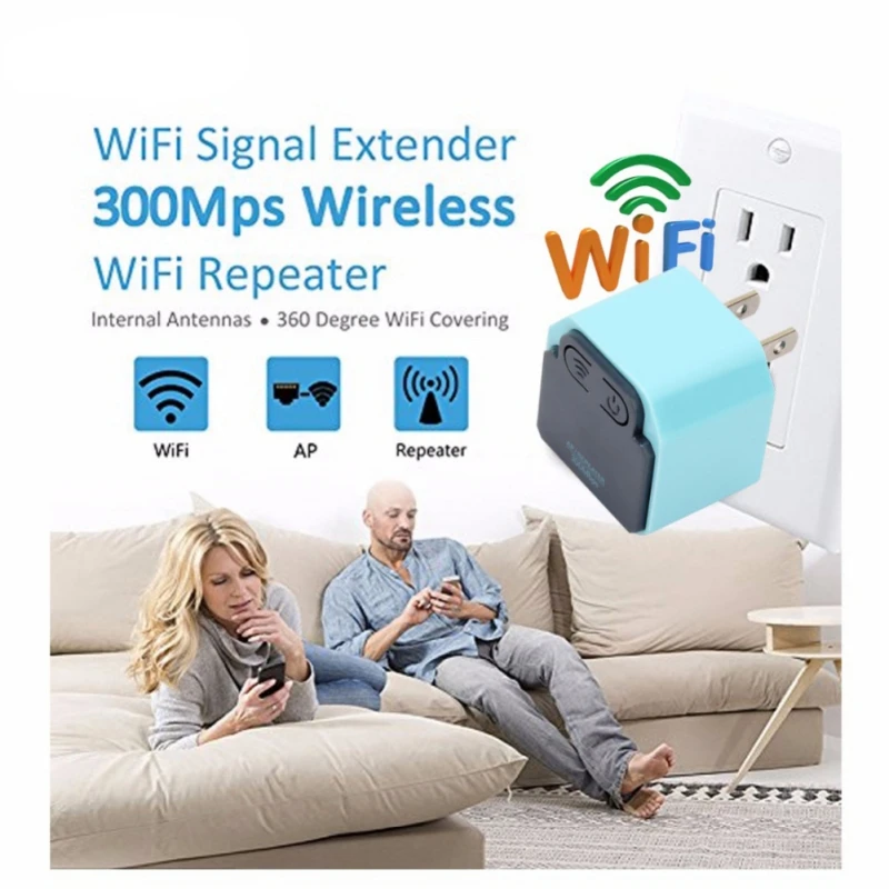 300Mbps Wireless WiFi Repeater 2.4Ghz AP Router 802.11N Wifi Signal Amplifier Range Extender Booster Wireless Adapter US EU A09
300Mbps Wireless WiFi Repeater 2.4Ghz AP Router 802.11N Wifi Signal Amplifier Range Extender Booster Wireless Adapter US EU A09