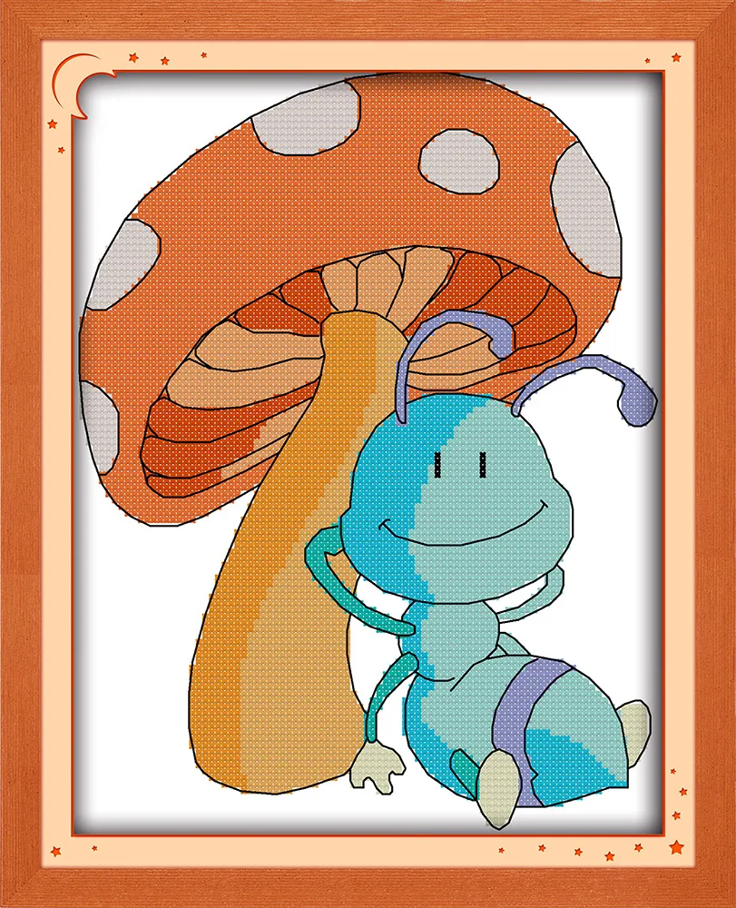 Ant and mushroom cross stitch kit cartoon 14ct 11ct print canvas stitching embroidery DIY handmade needlework plus
Ant and mushroom cross stitch kit cartoon 14ct 11ct print canvas stitching embroidery DIY handmade needlework plus