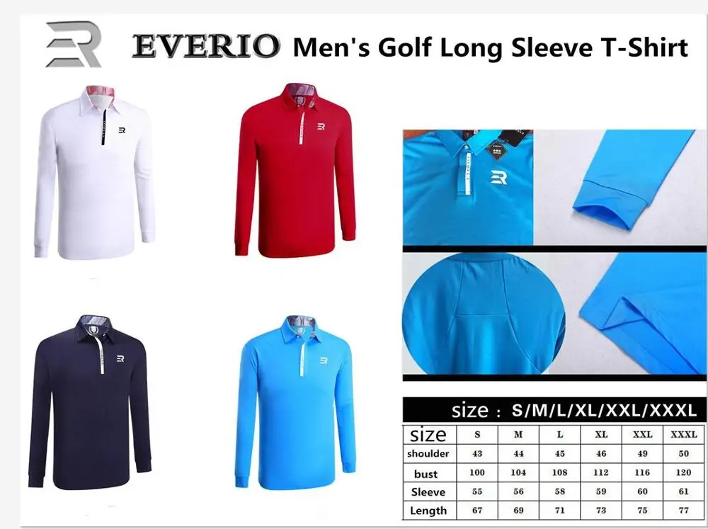 2019 Autumn winter men's long-sleeve lapel golf T-shirt High quality soft breathable training Solid color golf sports shirts
2019 Autumn winter men's long-sleeve lapel golf T-shirt High quality soft breathable training Solid color golf sports shirts