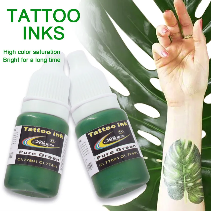 Tattoo Ink Pigment 10ML Body Art Shader Liner Black Red Coffee Green Permanent Makeup Paint Easy to Color Beauty Supplies Tools
Tattoo Ink Pigment 10ML Body Art Shader Liner Black Red Coffee Green Permanent Makeup Paint Easy to Color Beauty Supplies Tools