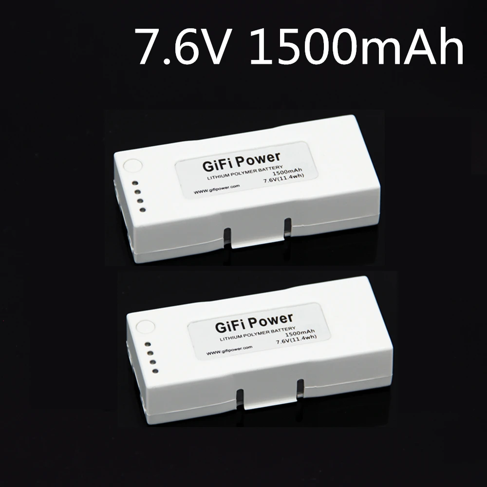 Аккумулятор Lipo RC 7,6 В 1500 мАч, обновленная батарея LiPo для ZEROTECH Dobby, батарея для дрона 7,6 В 1500 мАч
Аккумулятор Lipo RC 7,6 В 1500 мАч, обновленная батарея LiPo для ZEROTECH Dobby, батарея для дрона 7,6 В 1500 мАч