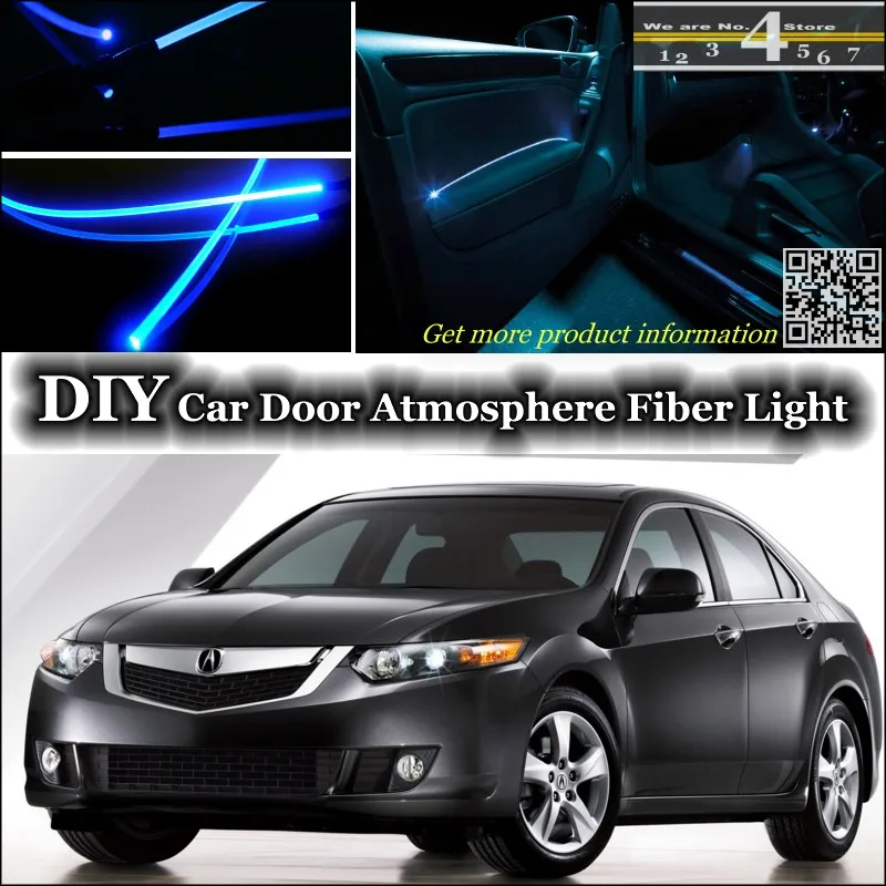 Подсветка салона Acura TSX, волоконно-оптический светильник для создания атмосферы внутри двери, подсветка панели
Подсветка салона Acura TSX, волоконно-оптический светильник для создания атмосферы внутри двери, подсветка панели