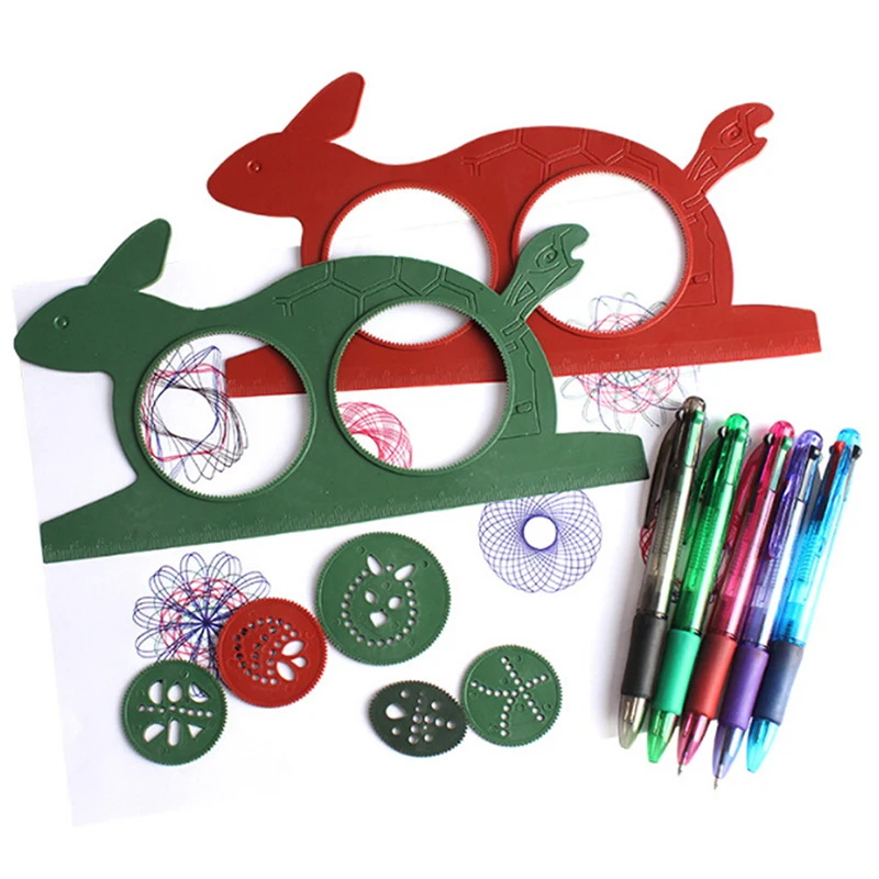 2020 Spirograph Magic turtle rabbit sketchpad Kids gift drawing board educational toys Mat Magic Pen Educational Toy
2020 Spirograph Magic turtle rabbit sketchpad Kids gift drawing board educational toys Mat Magic Pen Educational Toy