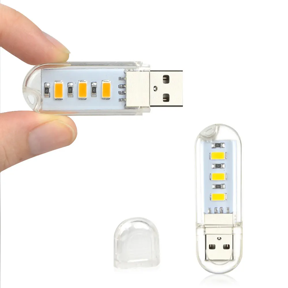 Camping lamp Mini Protable USB Night light 3leds 5730 SMD Book lights 5V For PC Laptops Computer Mobile Power
Camping lamp Mini Protable USB Night light 3leds 5730 SMD Book lights 5V For PC Laptops Computer Mobile Power