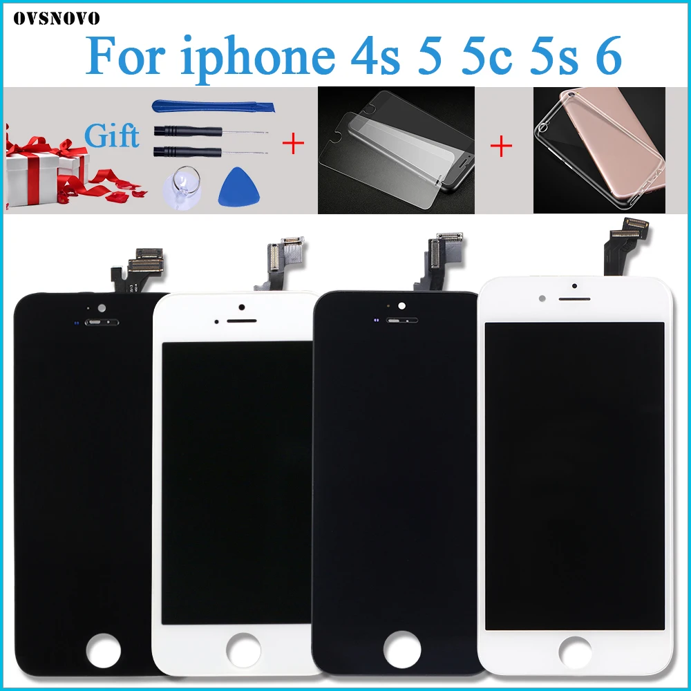 Качественный Сенсорный Экран AAA +++ для iPhone 5 5s 5c SE ЖК дисплей с дигитайзером в сборе