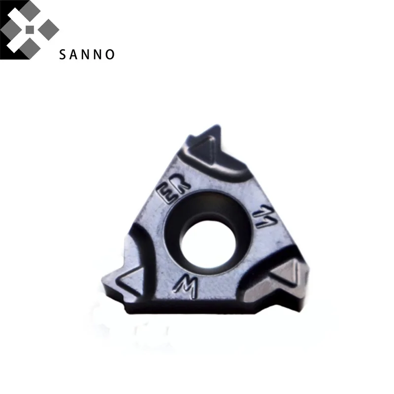 16ERM external threading carbide inserts 11BSPT / 14BSPT IC908 CNC carbide threading inserts
16ERM external threading carbide inserts 11BSPT / 14BSPT IC908 CNC carbide threading inserts