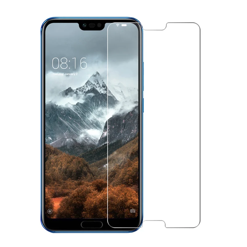 Полное закаленное стекло для huawei Y5 Y6 Y9 Prime 2018 Nova 4 Россия Honor 7A 7C Pro 5 99 P smart plus 2019 9H