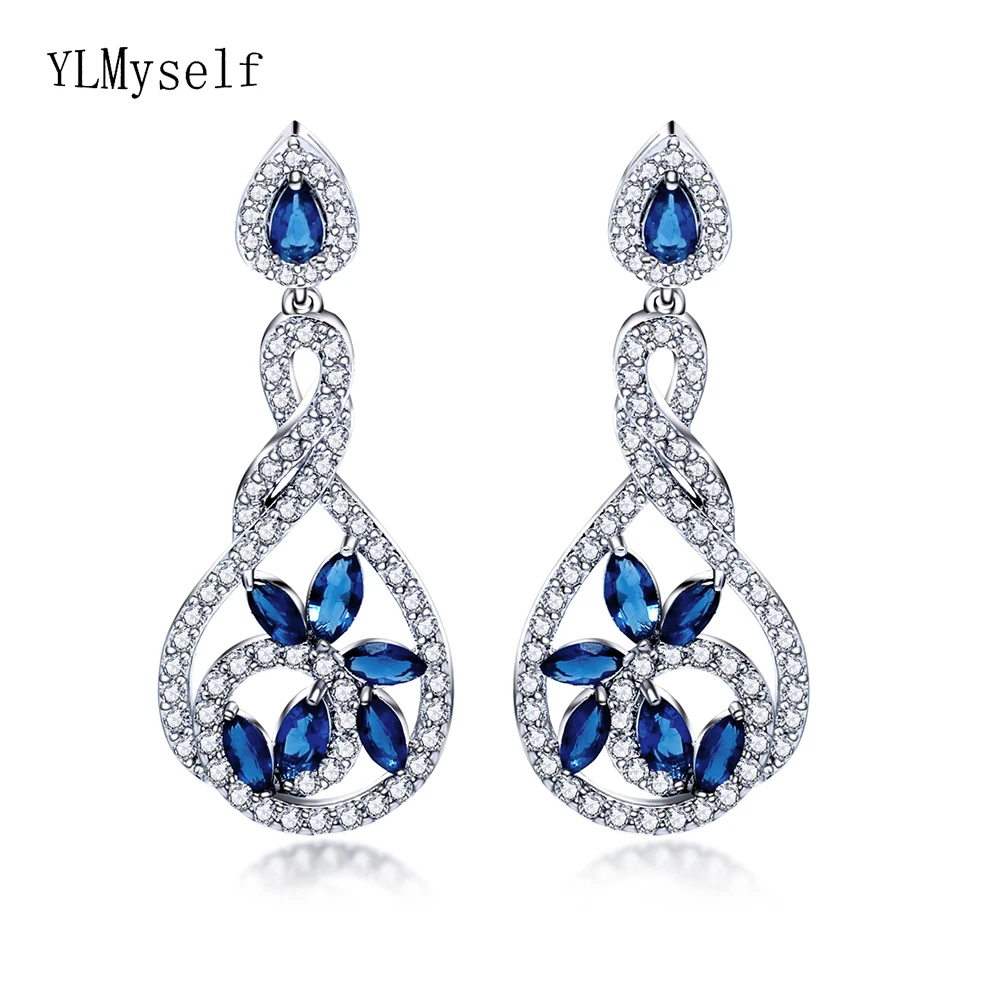 New fashion blue crystal earrings jewelry top jewellery fast shipping large drop earring for women
New fashion blue crystal earrings jewelry top jewellery fast shipping large drop earring for women