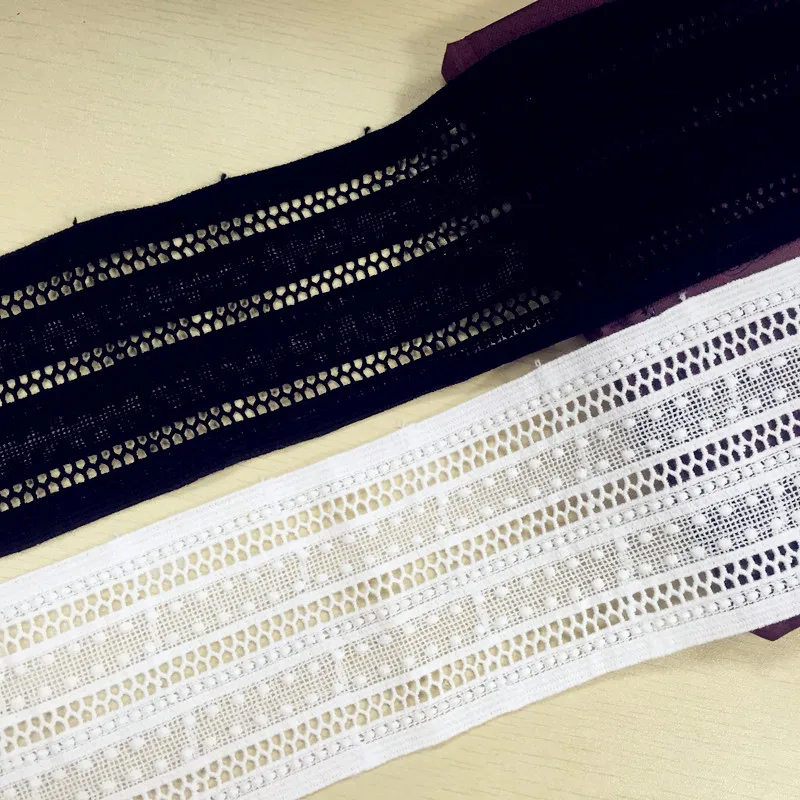 5yards White color lace trim water soluble embroidery cotton lace DIY lace fabric clothing accessories 9.5cm wide
5yards White color lace trim water soluble embroidery cotton lace DIY lace fabric clothing accessories 9.5cm wide