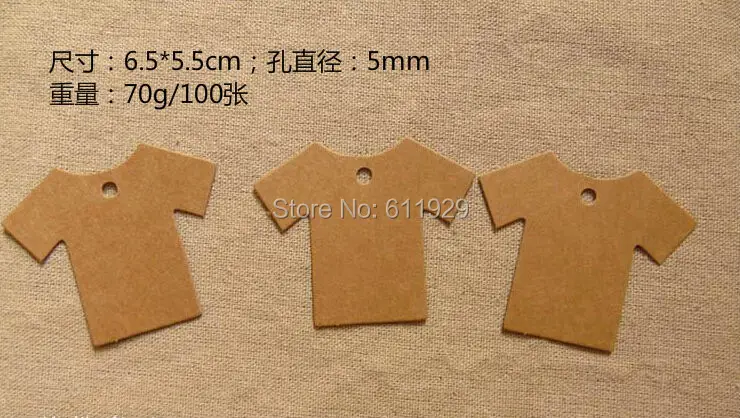 free shipping DIY blank t-shirt shape kraft paper tags 6.5x5.5cm/baking price tags/gift packing labels/garment tag 500 pcs a lot
free shipping DIY blank t-shirt shape kraft paper tags 6.5x5.5cm/baking price tags/gift packing labels/garment tag 500 pcs a lot