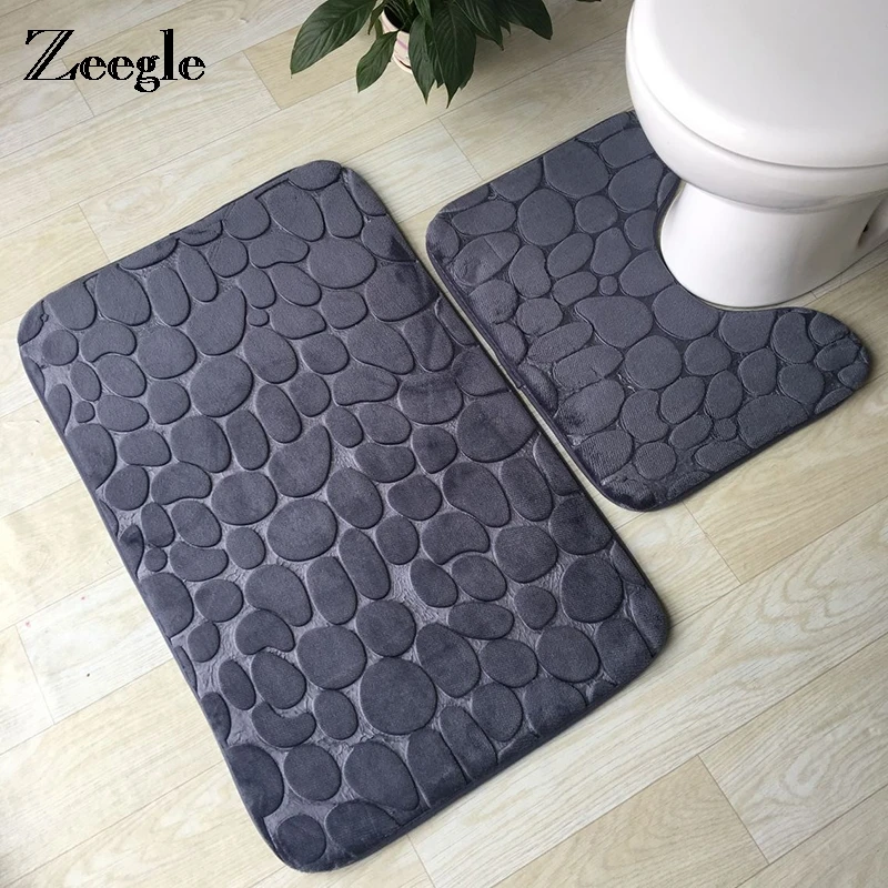 Zeegle 3D пенопласт с эффектом памяти, 2 шт., коврики для ванной, Нескользящие Коврики для ванной комнаты, впитывающие коврики для ванной, 2 шт.
Zeegle 3D пенопласт с эффектом памяти, 2 шт., коврики для ванной, Нескользящие Коврики для ванной комнаты, впитывающие коврики для ванной, 2 шт.