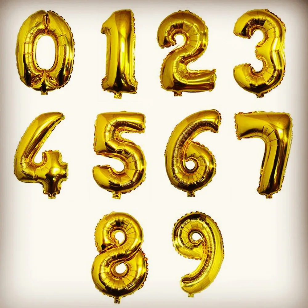 32/40 Giant Gold Silver Helium Number Balloon Foil Air Balloons Happy Birthday Party Decorations Adult Kids Event Party Supplies
32/40 Giant Gold Silver Helium Number Balloon Foil Air Balloons Happy Birthday Party Decorations Adult Kids Event Party Supplies