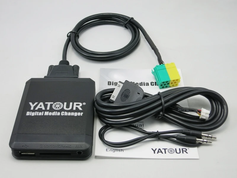 Автомобильный USB SD AUX Bluetooth ipod iphone интерфейс Yatour YTM07 для Toyota Aygo/Peugeot 107/Citroen C1