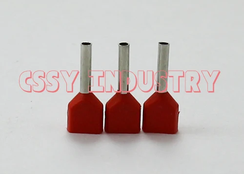 2017 freeshipping 1000pcs/lot TE1010 2x1mm2 Bootlace Ferrules Wire Copper Crimp Connector Insulated Cord Twin Pin End Terminal
2017 freeshipping 1000pcs/lot TE1010 2x1mm2 Bootlace Ferrules Wire Copper Crimp Connector Insulated Cord Twin Pin End Terminal