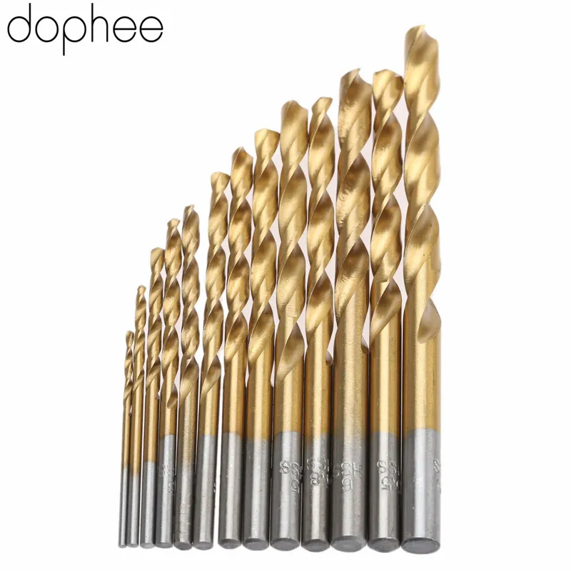 dophee 13PCS HSS Straight Shank Twist Drill Bit Set High Speed Steel Drill Accessories Woodworking Drill Tools 1.5-6.5mm
dophee 13PCS HSS Straight Shank Twist Drill Bit Set High Speed Steel Drill Accessories Woodworking Drill Tools 1.5-6.5mm