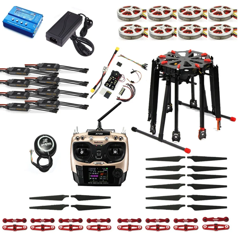 Самодельный складной GPS RC гоночный Таро X8 TL8X000 8-осевой каркас 350KV 40A PX4 32-битный Контроллер полета AT9S передатчик TX & RX
Самодельный складной GPS RC гоночный Таро X8 TL8X000 8-осевой каркас 350KV 40A PX4 32-битный Контроллер полета AT9S передатчик TX & RX