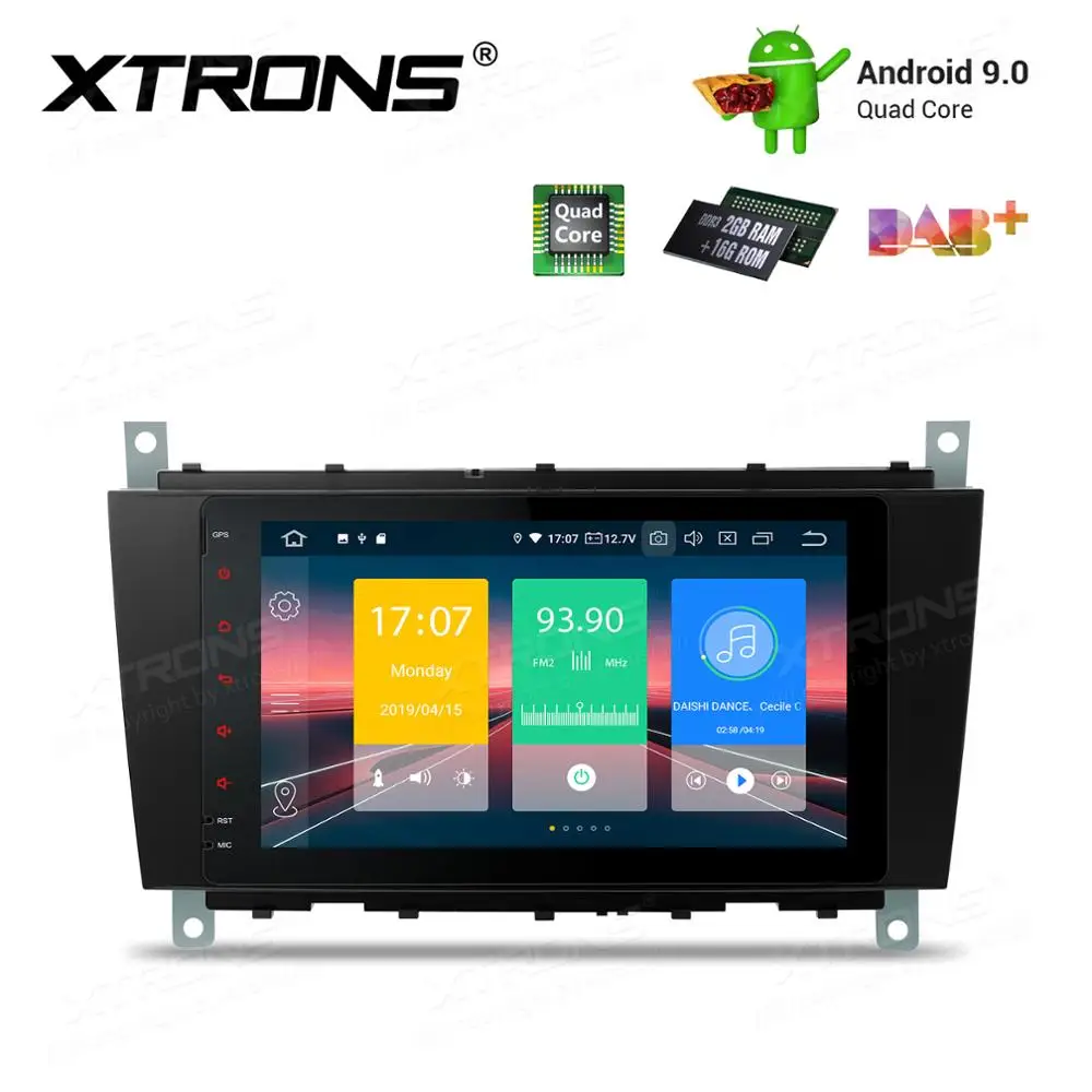 XTRONS Plug Play дизайн Android 9 0 автомобильный Радио плеер для Mercedes Benz W203 W209 W463 2006 Стерео gps